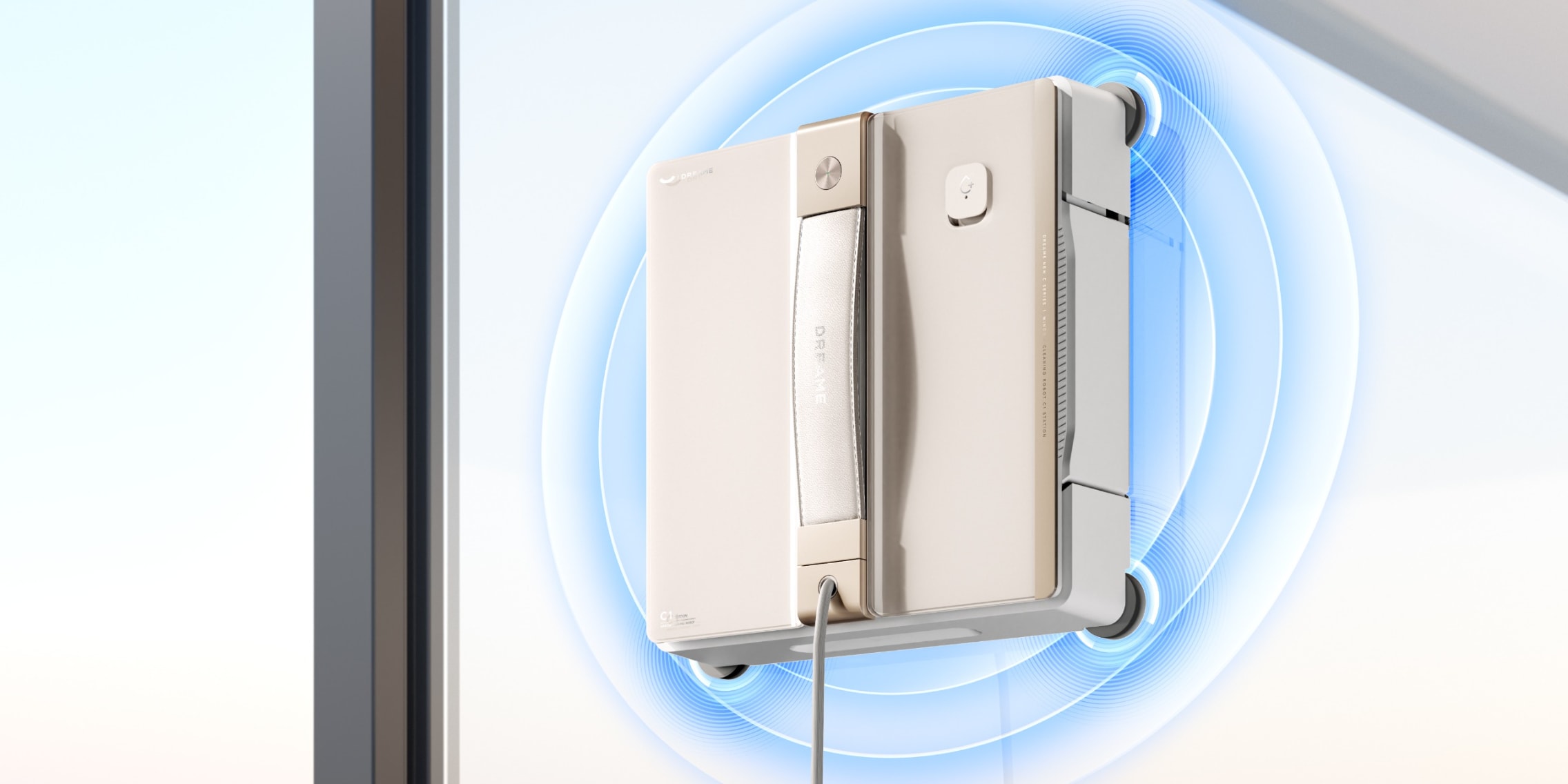 Dreame C1 Fensterputzroboter - 5.500 Pa Saugkraft Mit Nassreinigung